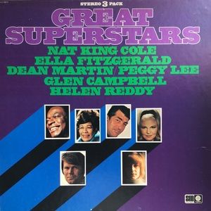 Various Artists Great Superstars Triple Vinyl Lp Set